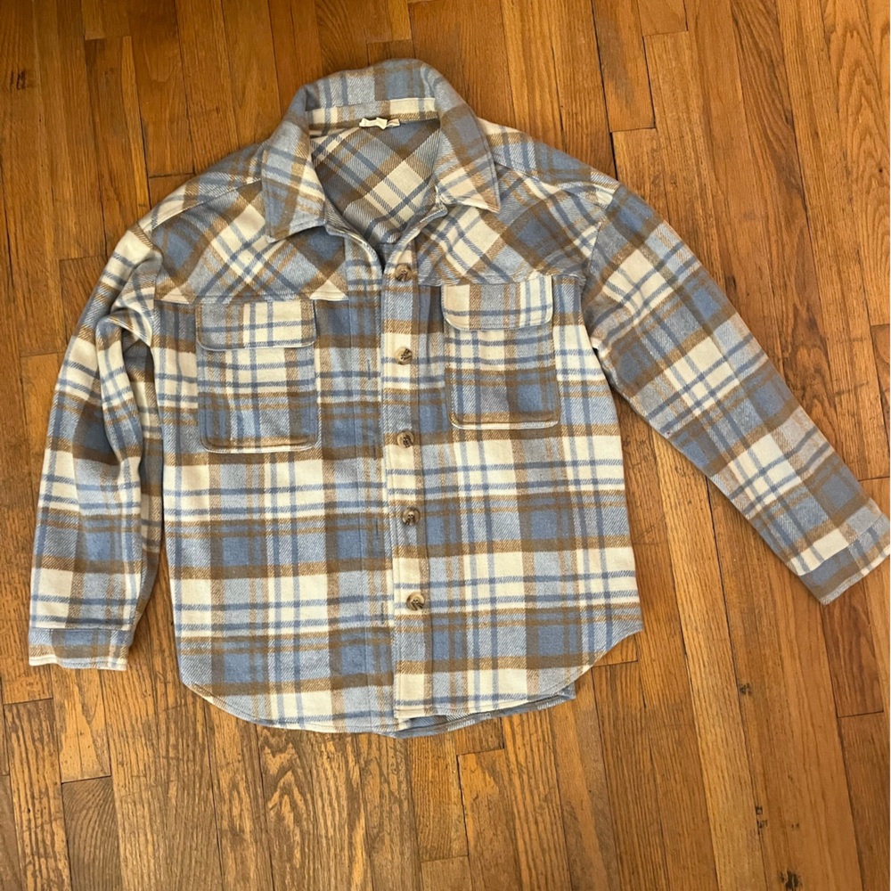 Plaid flannel from LA hearts